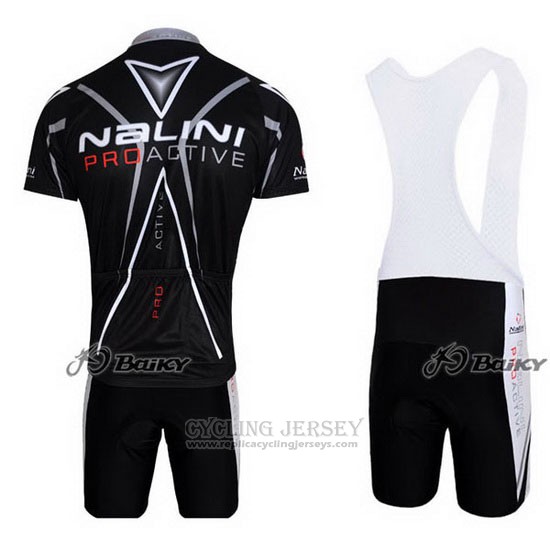 2012 Cycling Jersey Nalini Black Short Sleeve and Bib Short