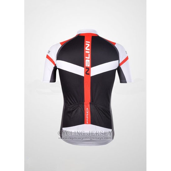 2012 Cycling Jersey Nalini Black and Red Short Sleeve and Bib Short