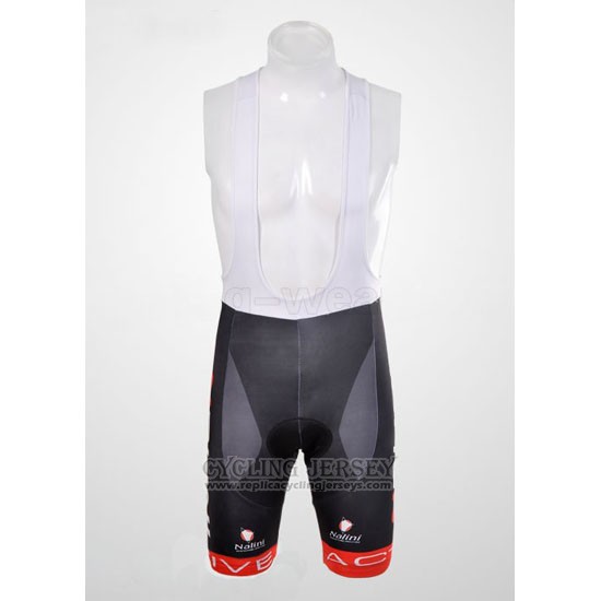 2012 Cycling Jersey Nalini Black and Red Short Sleeve and Bib Short