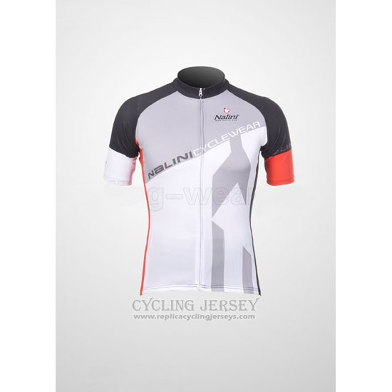 2012 Cycling Jersey Nalini Black and White Short Sleeve and Bib Short