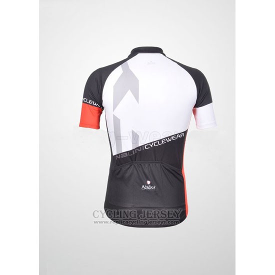 2012 Cycling Jersey Nalini Black and White Short Sleeve and Bib Short