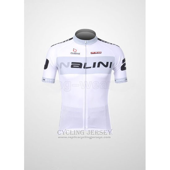 2012 Cycling Jersey Nalini White Short Sleeve and Bib Short