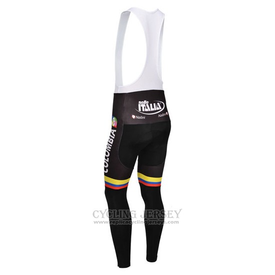 2013 Cycling Jersey Nalini Black and White Long Sleeve and Bib Tight