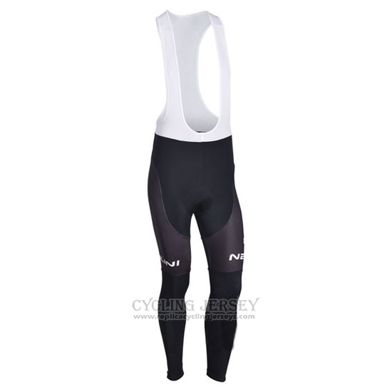 2013 Cycling Jersey Nalini White Long Sleeve and Bib Tight