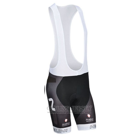 2014 Cycling Jersey Nalini Black and White Short Sleeve and Bib Short