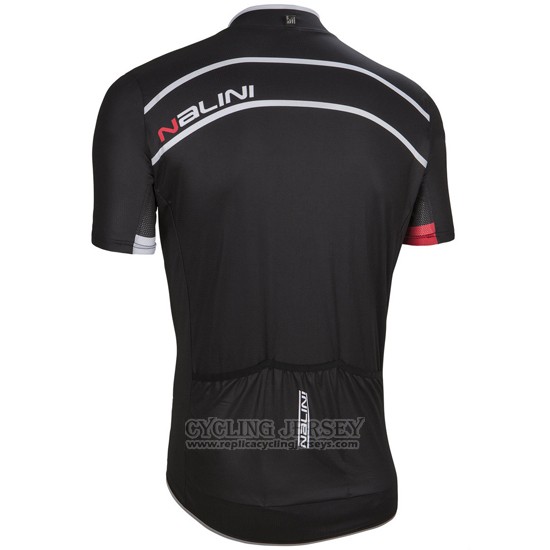2016 Cycling Jersey Nalini Black Short Sleeve and Bib Short
