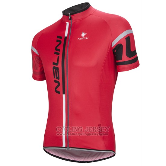 2016 Cycling Jersey Nalini Red Short Sleeve and Bib Short
