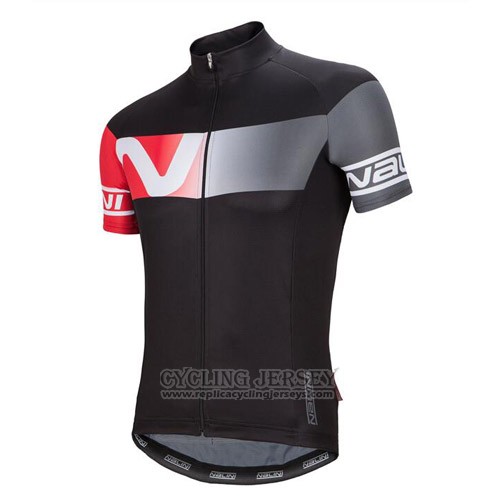 2016 Cycling Jersey Nalini Red and Gray Short Sleeve and Bib Short