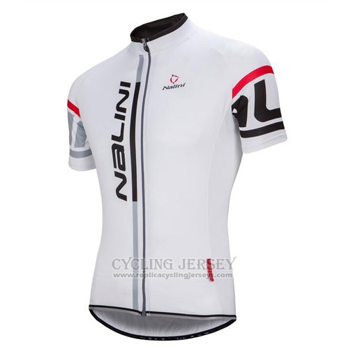 2016 Cycling Jersey Nalini White Short Sleeve and Bib Short