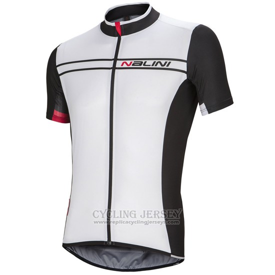 2016 Cycling Jersey Nalini White and Black Short Sleeve and Bib Short