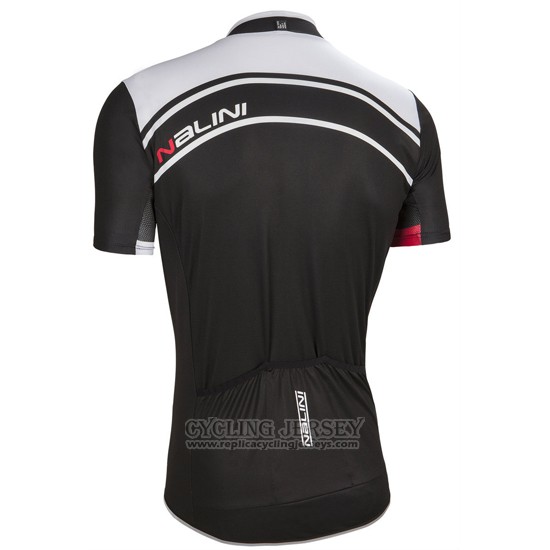 2016 Cycling Jersey Nalini White and Black Short Sleeve and Bib Short