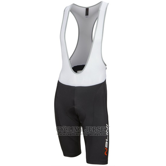 2016 Cycling Jersey Nalini White and Red Short Sleeve and Bib Short