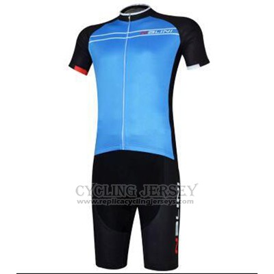 2017 Cycling Jersey Nalini Bluee Short Sleeve and Bib Short