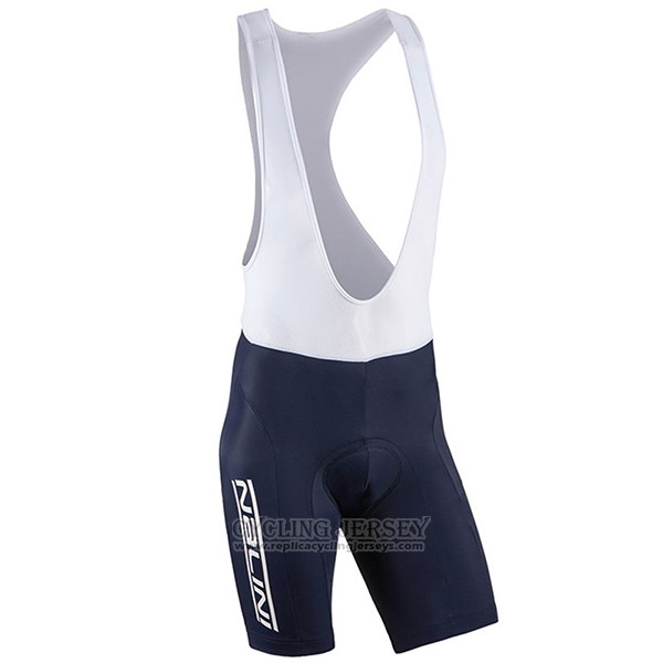 2017 Cycling Jersey Nalini Champion Bluee and White Short Sleeve and Bib Short