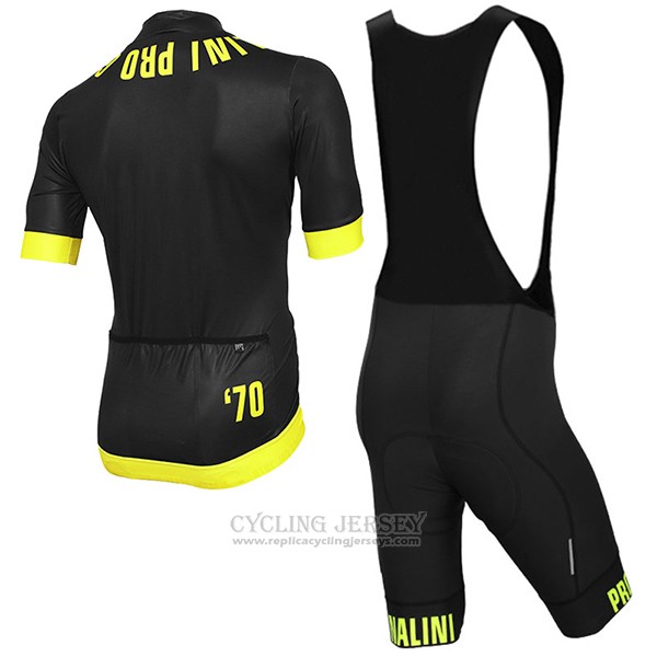 2017 Cycling Jersey Nalini Curva Mavone Black Short Sleeve and Bib Short