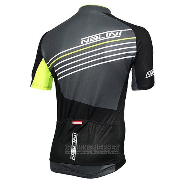 2017 Cycling Jersey Nalini Mood Black Short Sleeve and Bib Short