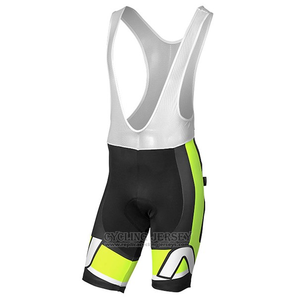 2017 Cycling Jersey Nalini Navision Green and Gray Short Sleeve and Bib Short