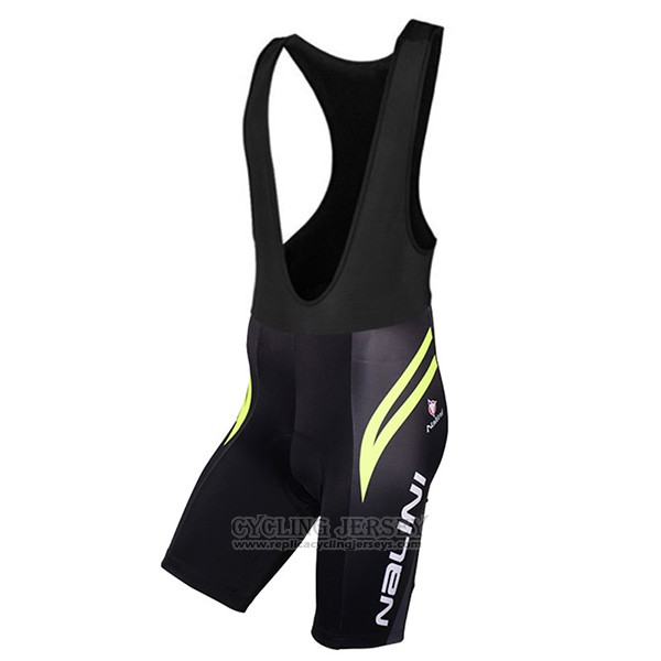 2017 Cycling Jersey Nalini Predazzo Black Short Sleeve and Bib Short
