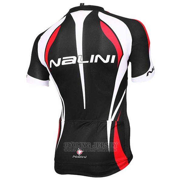 2017 Cycling Jersey Nalini Predazzo Black and Red Short Sleeve and Bib Short