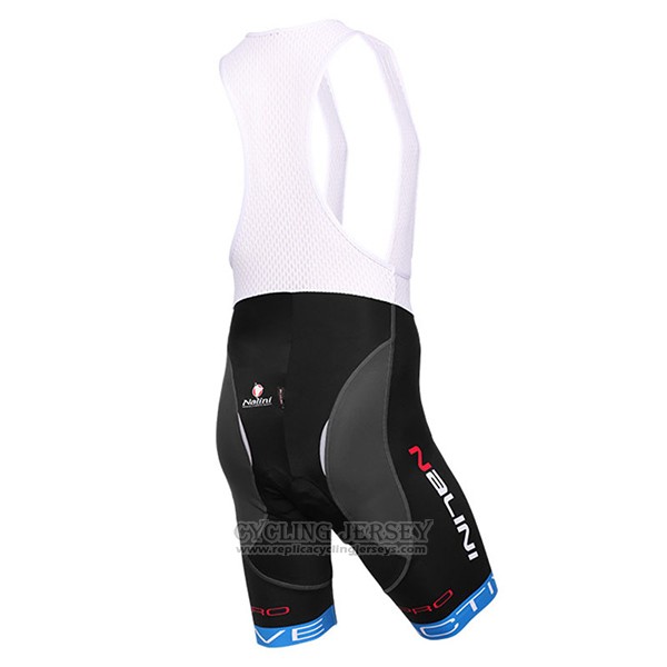2017 Cycling Jersey Nalini Rigel Black and Bluee Short Sleeve and Bib Short