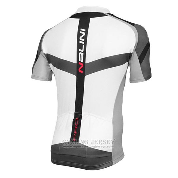 2017 Cycling Jersey Nalini Rigel White Short Sleeve and Bib Short