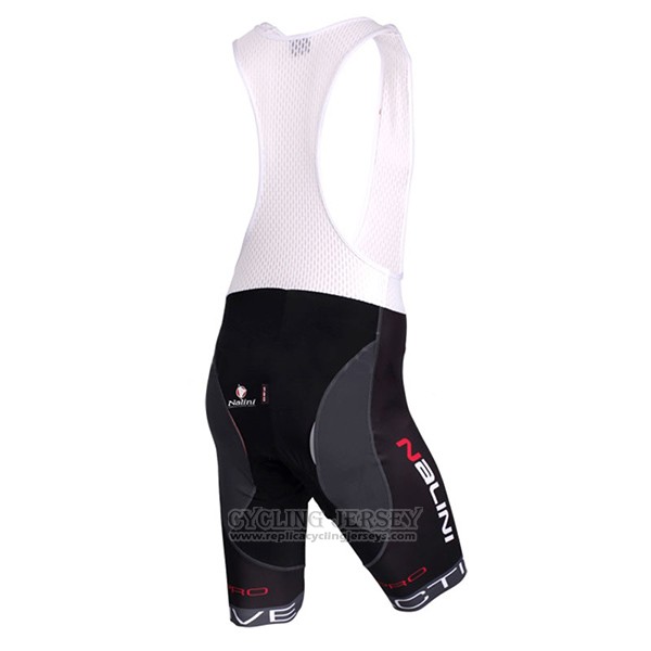2017 Cycling Jersey Nalini Rigel White Short Sleeve and Bib Short