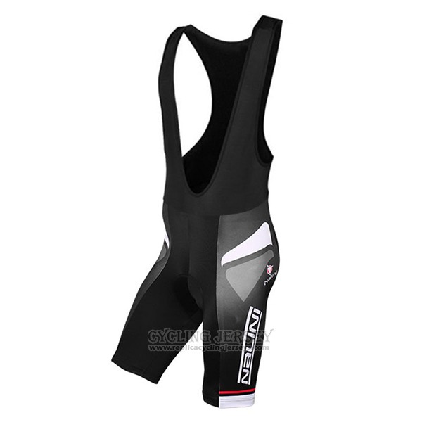 2017 Cycling Jersey Nalini Salorno Black Short Sleeve and Bib Short