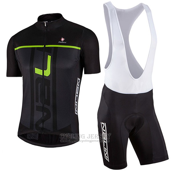 2017 Cycling Jersey Nalini Speed Black Short Sleeve and Bib Short