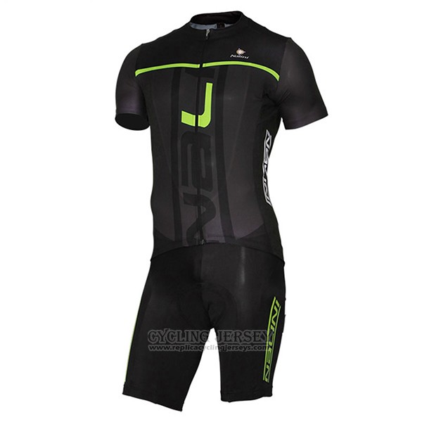 2017 Cycling Jersey Nalini Speed Black Short Sleeve and Bib Short