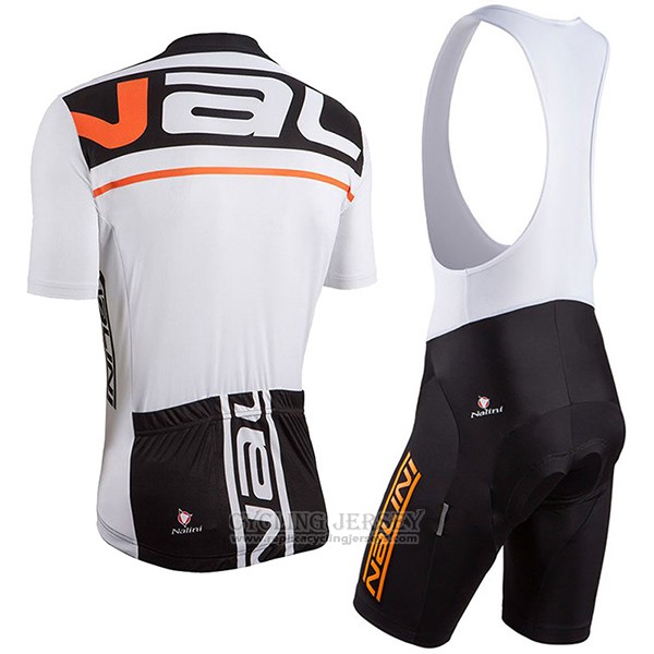2017 Cycling Jersey Nalini Speed Black and White Short Sleeve and Bib Short