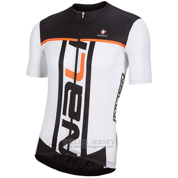 2017 Cycling Jersey Nalini Speed Black and White Short Sleeve and Bib Short