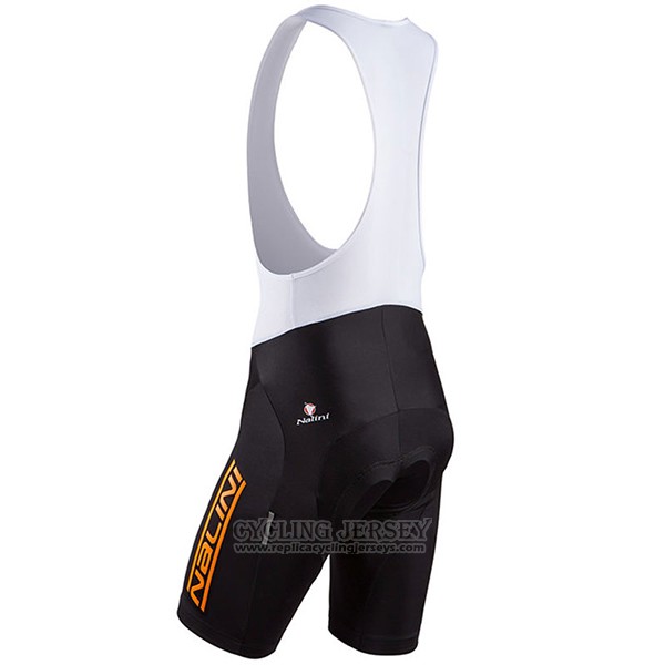 2017 Cycling Jersey Nalini Speed Black and White Short Sleeve and Bib Short