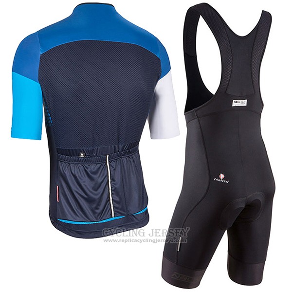 2017 Cycling Jersey Nalini Velodromo Bluee Short Sleeve and Bib Short