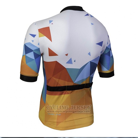 2018 Cycling Jersey Nalini Ahs Discesa White and Orange Short Sleeve and Bib Short