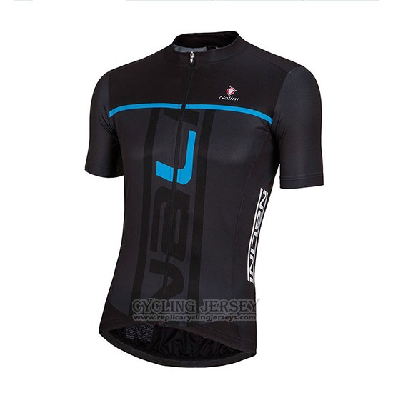 2018 Cycling Jersey Nalini Black and Bluee Short Sleeve and Bib Short