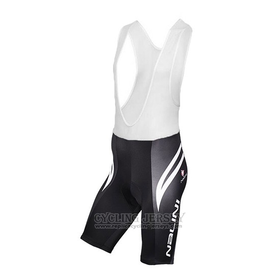 2018 Cycling Jersey Nalini Black and White Short Sleeve and Bib Short