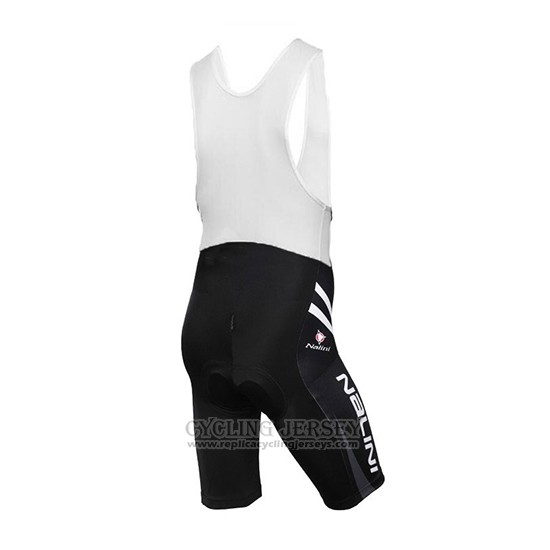 2018 Cycling Jersey Nalini Black and White Short Sleeve and Bib Short