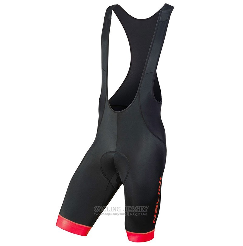 2018 Cycling Jersey Nalini Fatica Red Short Sleeve and Bib Short