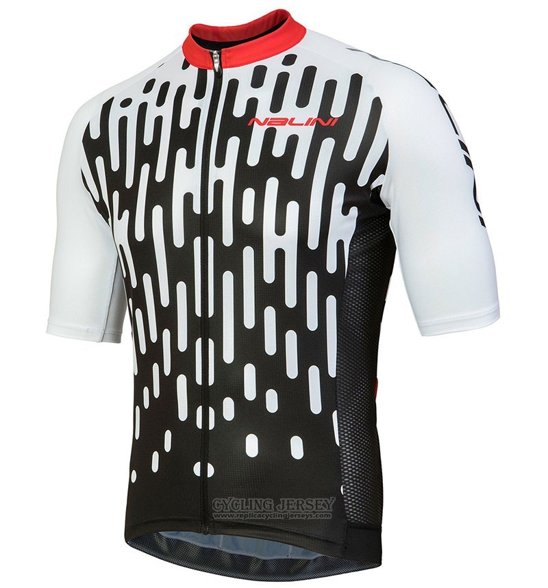 2018 Cycling Jersey Nalini Podio White Short Sleeve and Bib Short