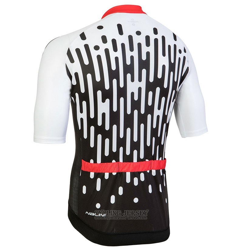 2018 Cycling Jersey Nalini Podio White Short Sleeve and Bib Short