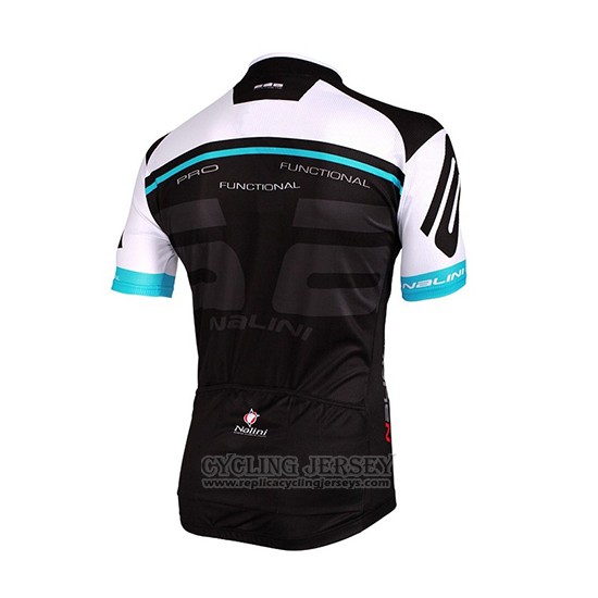 2018 Cycling Jersey Nalini White and Black Short Sleeve and Bib Short