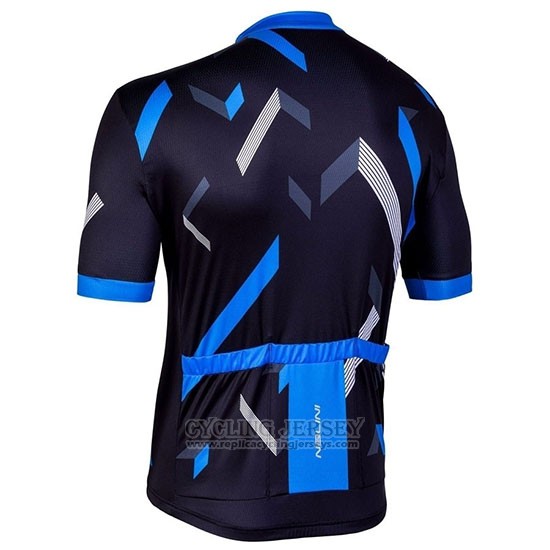 2019 Cycling Jersey Nalini Descesa 2.0 Black Bluee Short Sleeve and Bib Short
