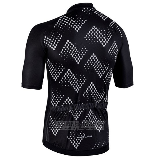 2019 Cycling Jersey Nalini Podio 2.0 Black Manica Short Sleeve and Bib Short