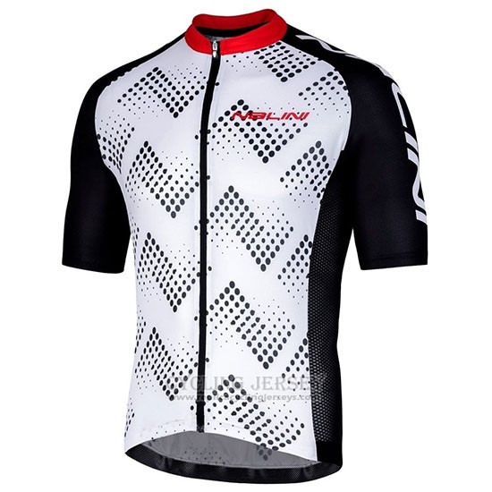 2019 Cycling Jersey Nalini Podio 2.0 Black White Short Sleeve and Bib Short