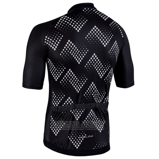 2019 Cycling Jersey Nalini Podio 2.0 Black White Short Sleeve and Bib Short