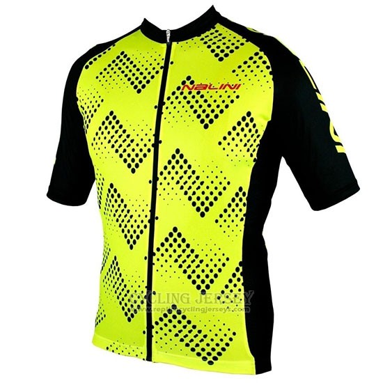 2019 Cycling Jersey Nalini Podio 2.0 Black Yellow Short Sleeve and Bib Short