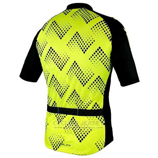 2019 Cycling Jersey Nalini Podio 2.0 Black Yellow Short Sleeve and Bib Short
