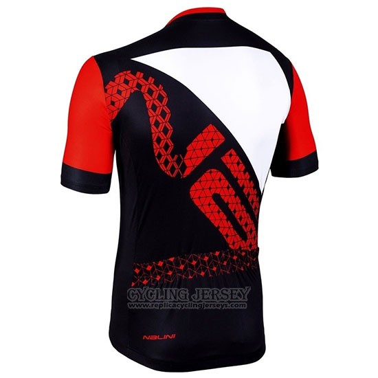 2019 Cycling Jersey Nalini Volata 2.0 Black Red Short Sleeve and Bib Short