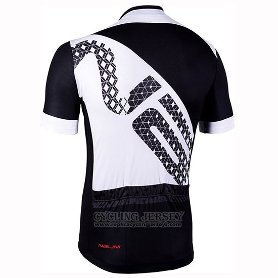 2019 Cycling Jersey Nalini Volata 2.0 Black White Short Sleeve and Bib Short
