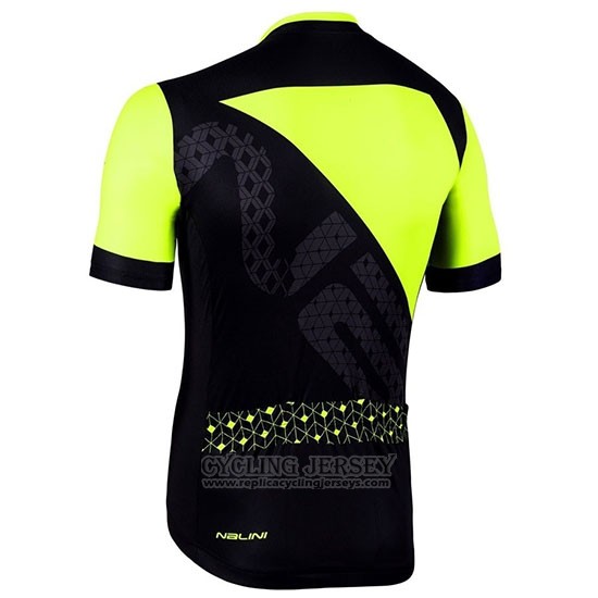 2019 Cycling Jersey Nalini Volata 2.0 Black Yellow Short Sleeve and Bib Short